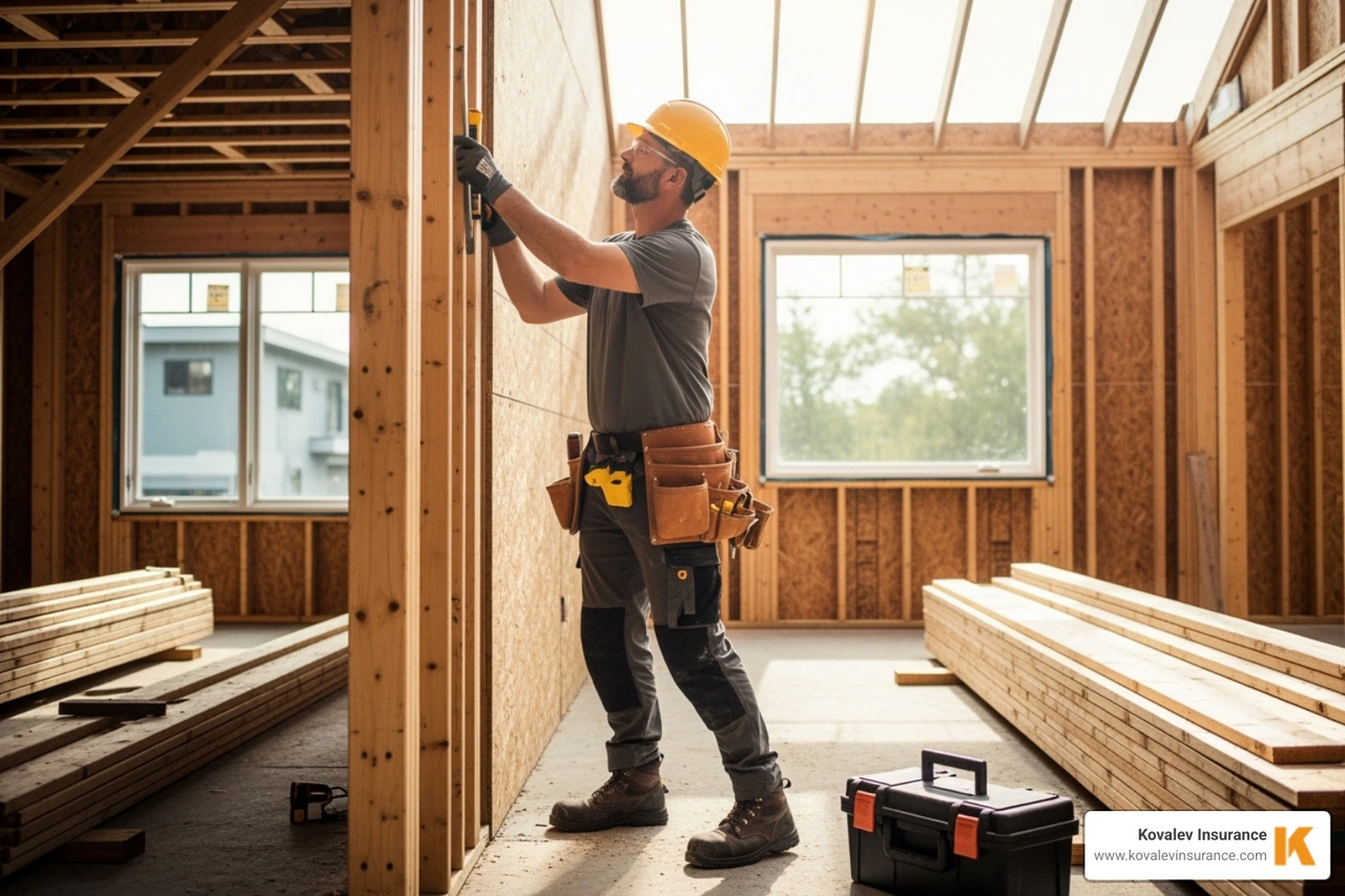 worker on job site - public liability insurance for self employed subcontractor