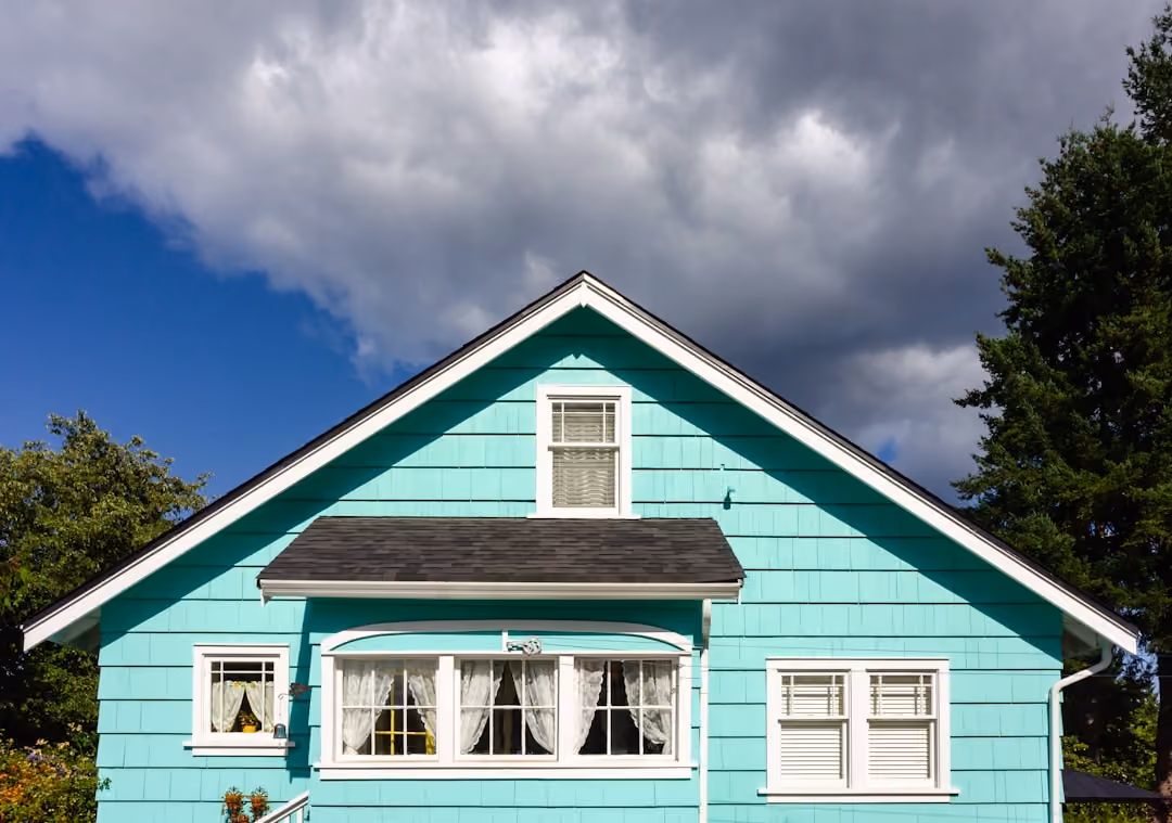 home exterior in newton massachusetts - HO3 home insurance concept