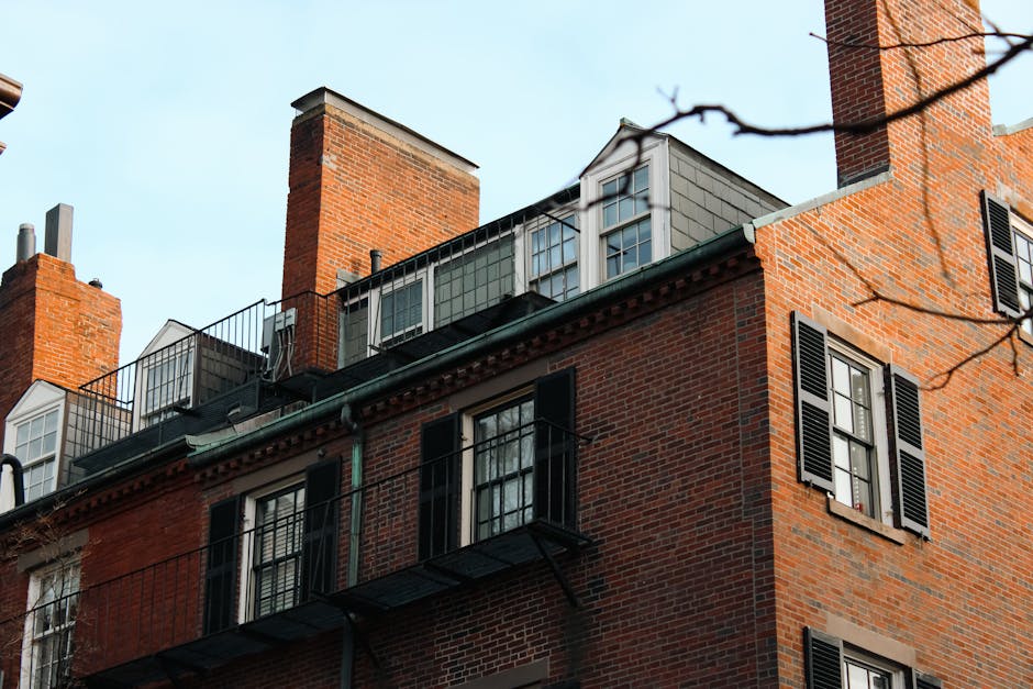 exterior of brick home in belmont ma