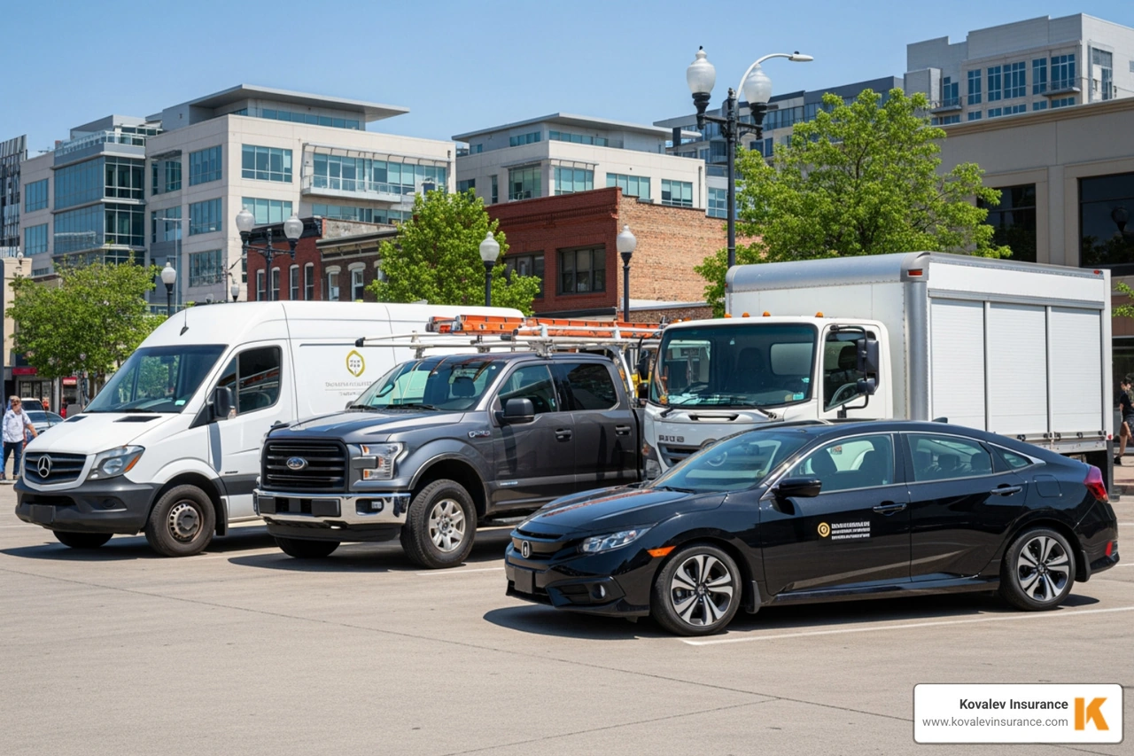 different commercial vehicles - cheap commercial car insurance