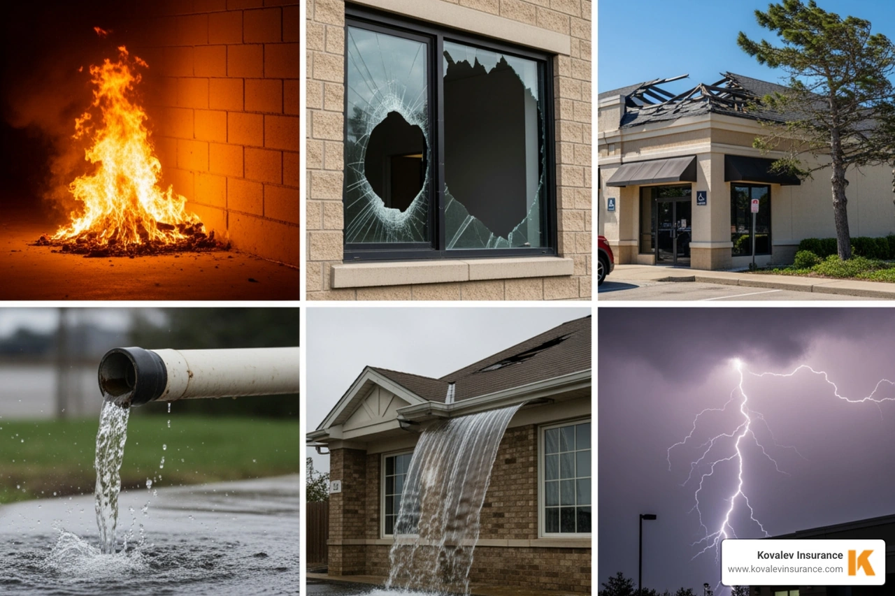 LIST of common perils covered by a standard policy - Commercial property insurance agency