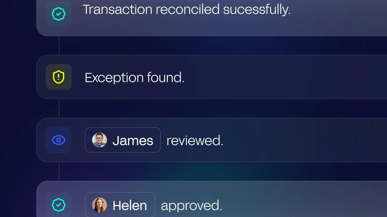 Integrity checks on all reconciliation data