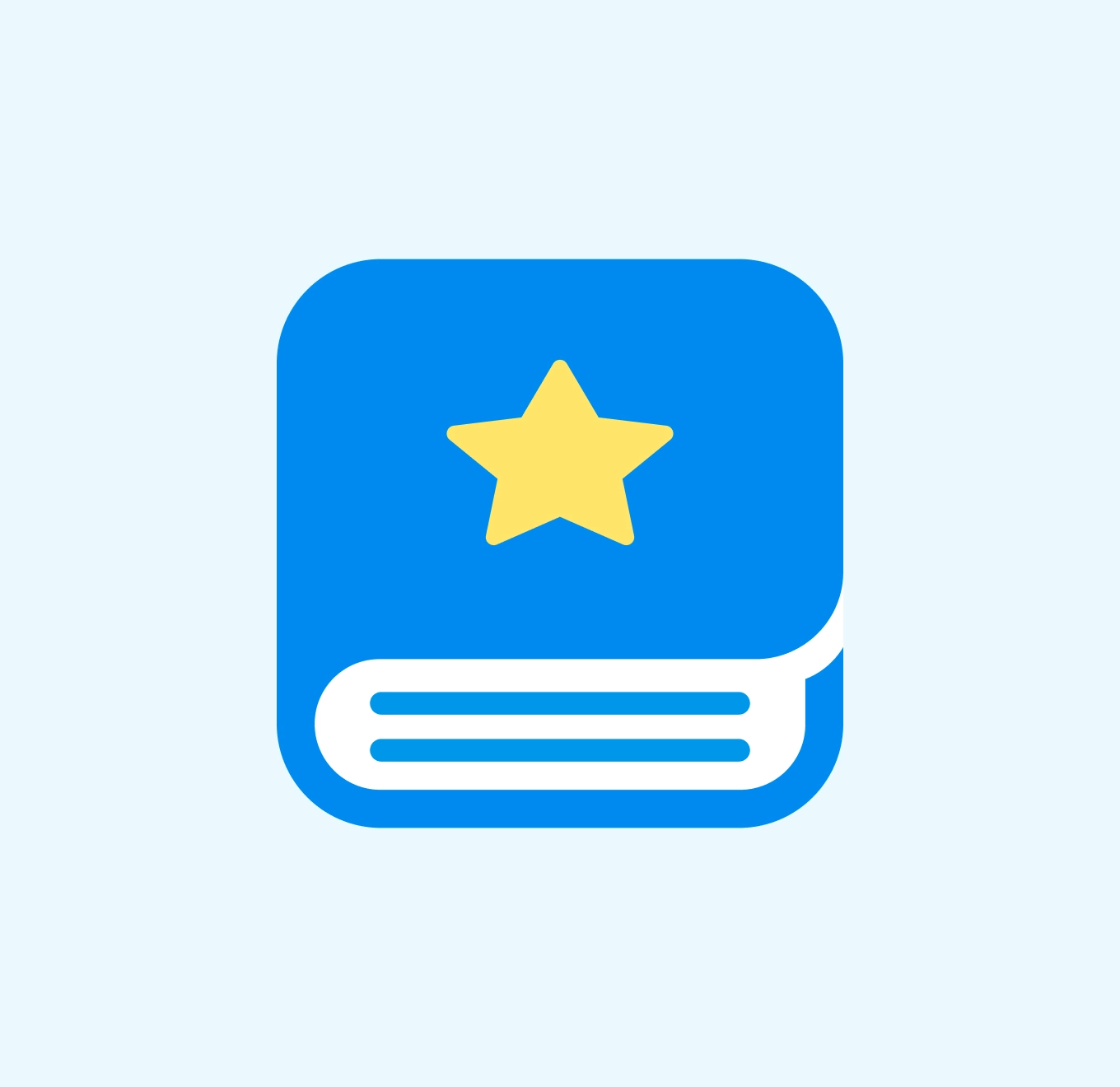 Pale blue background with the blue and yellow Knowledgehook Logo in front