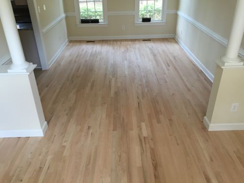Floor weave after sanding