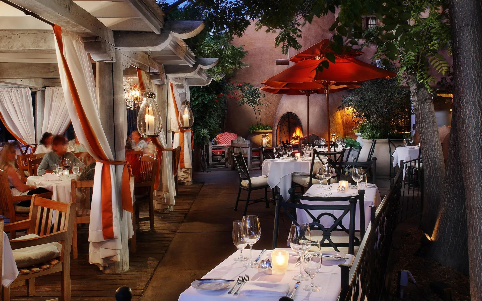 Luminaria Restaurant and Patio in downtown Santa Fe
