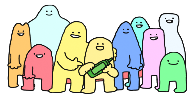 A group of goobers posing for a picture at a picnic