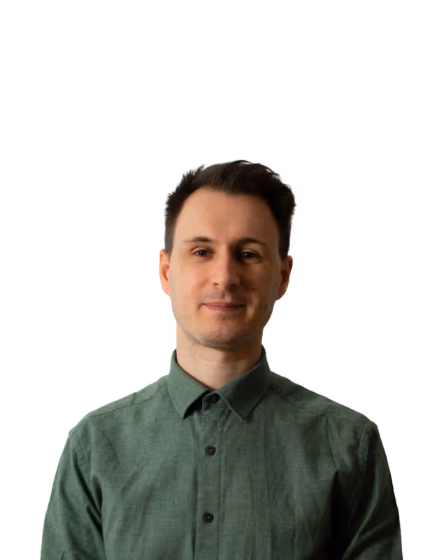 Stefan Ivic, Founder & CEO of Broworks, professional portrait photo used in industry call-to-action section. Stefan leads the Webflow agency’s vision, strategy, and client partnerships, driving growth with expertise in Webflow design, SEO, and AI-powered optimization.