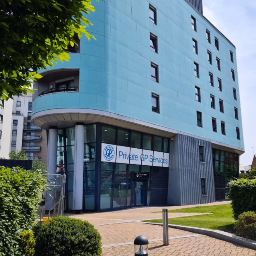 TAC Healthcare occupational health clinic in Leeds at Gateway West building exterior