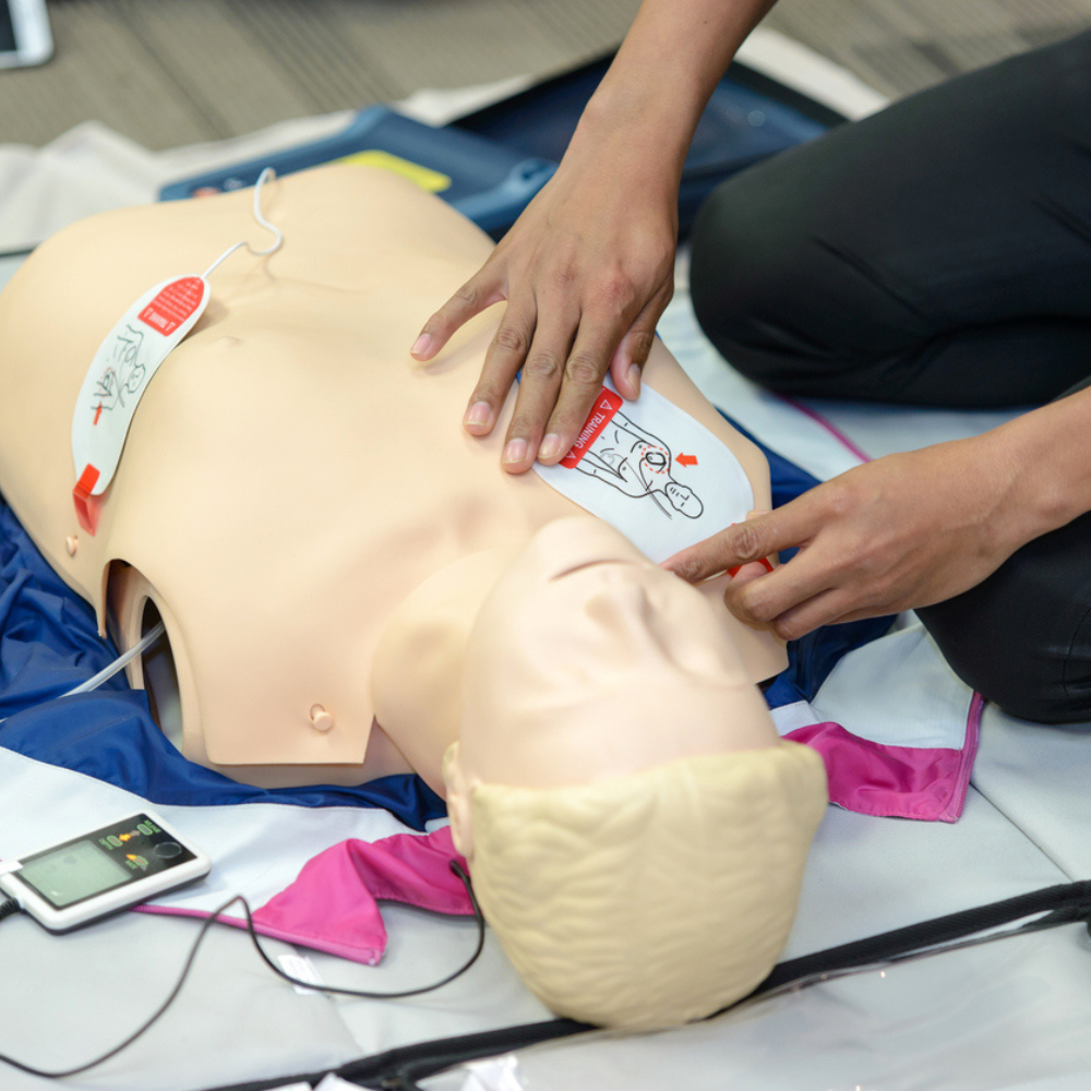 - CPR and AED first aid training
