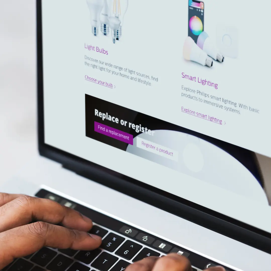 Smart lighting website