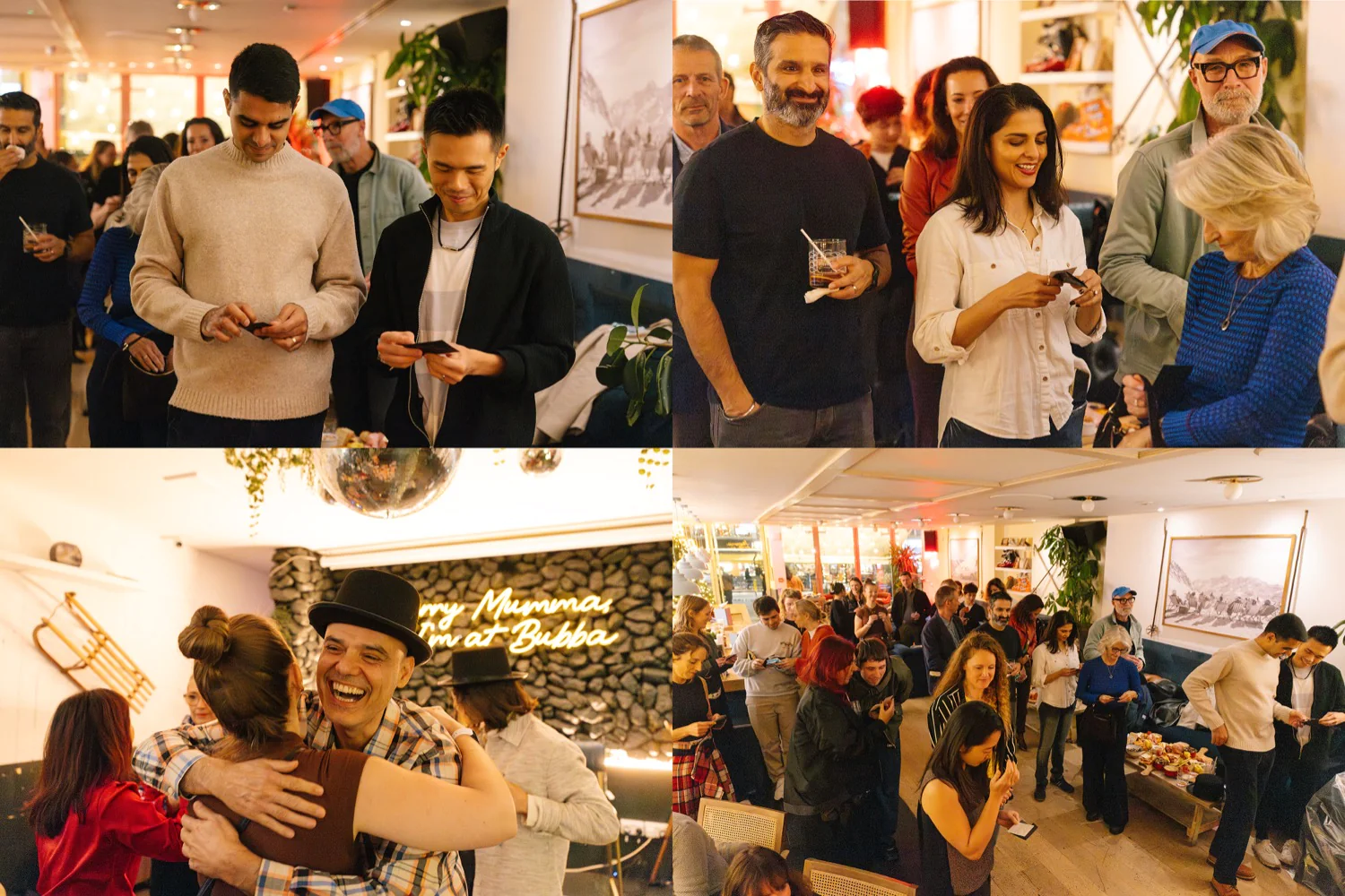 Guests receive their handwritten thank you cards.