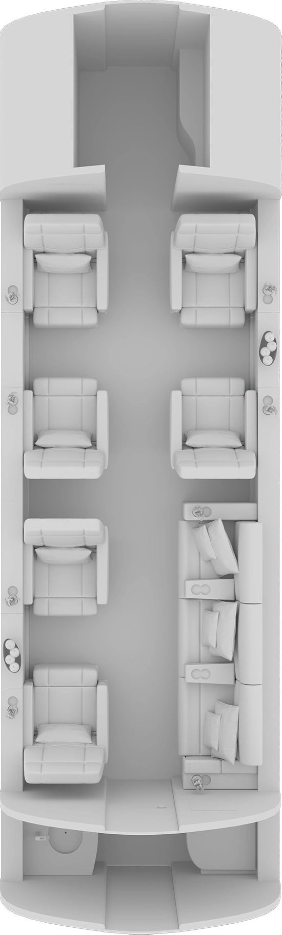 Challenger 650 Floorplan
