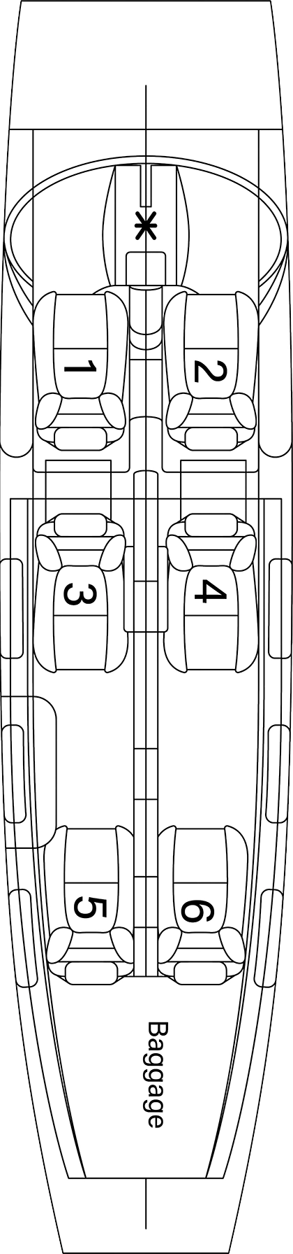 Piper Meridian Floorplan