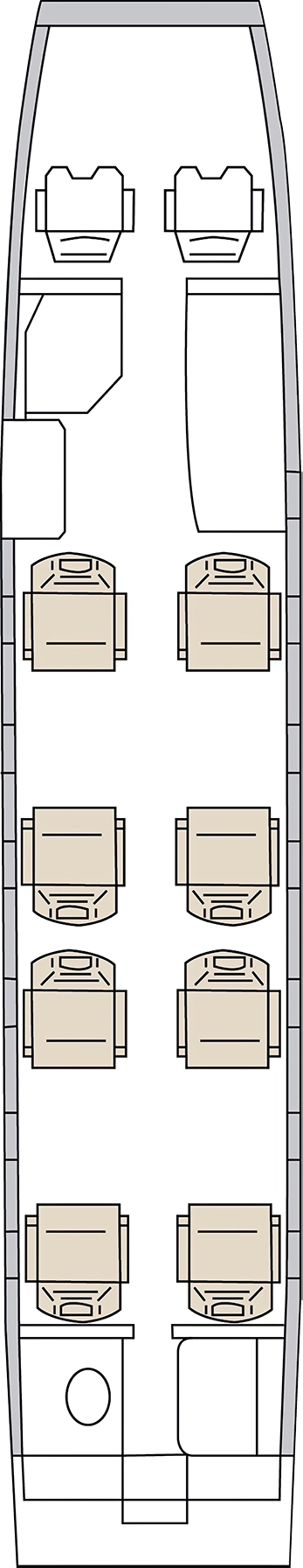 Cessna Citation Encore Floorplan