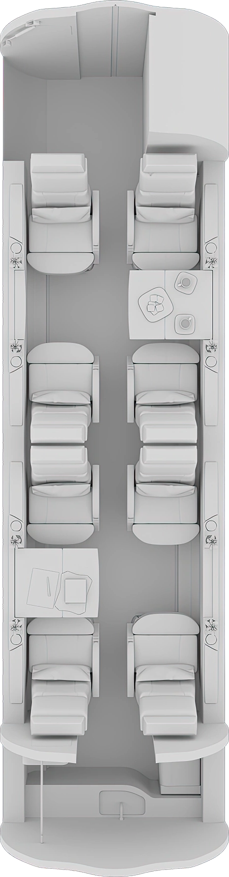 Cessna Citation Longitude Floorplan