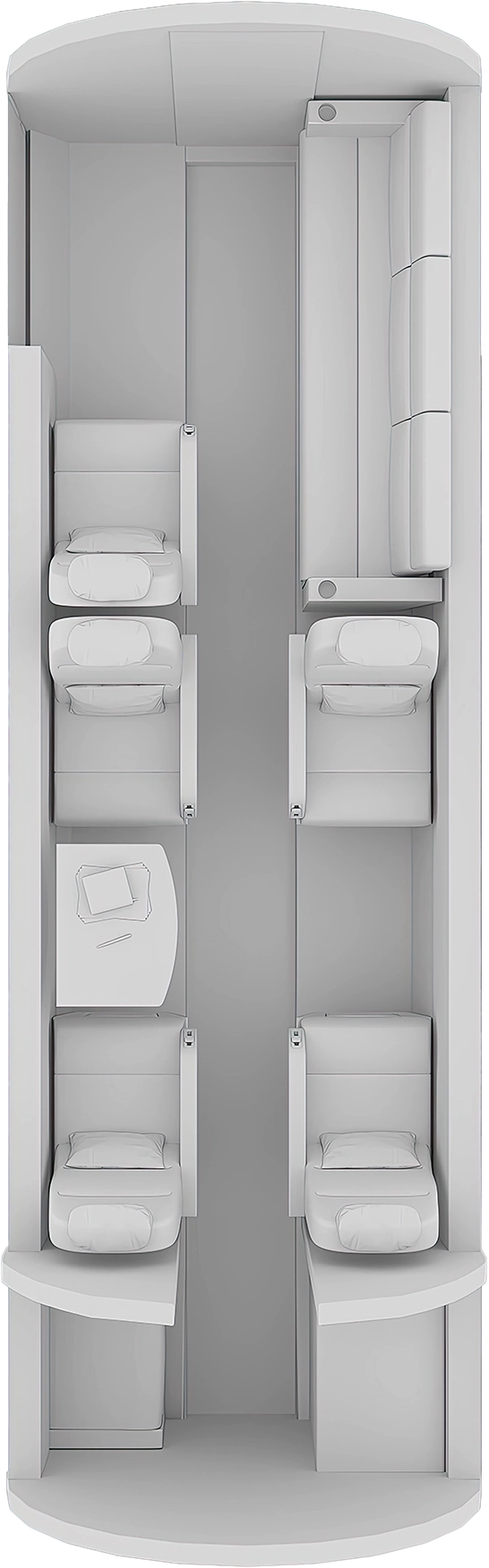 Piaggio Avanti Evo Floorplan