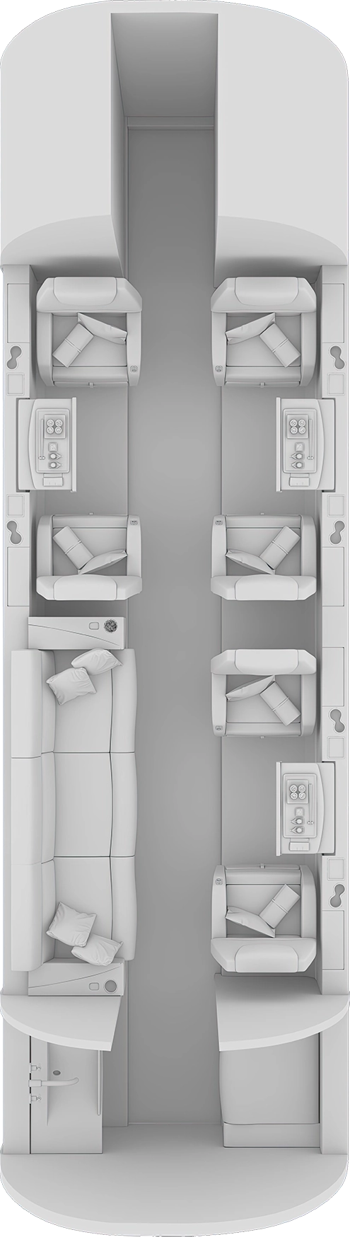 Praetor 600 Floorplan