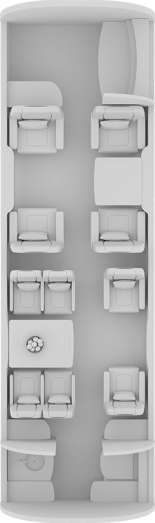 Gulfstream G280 Floorplan