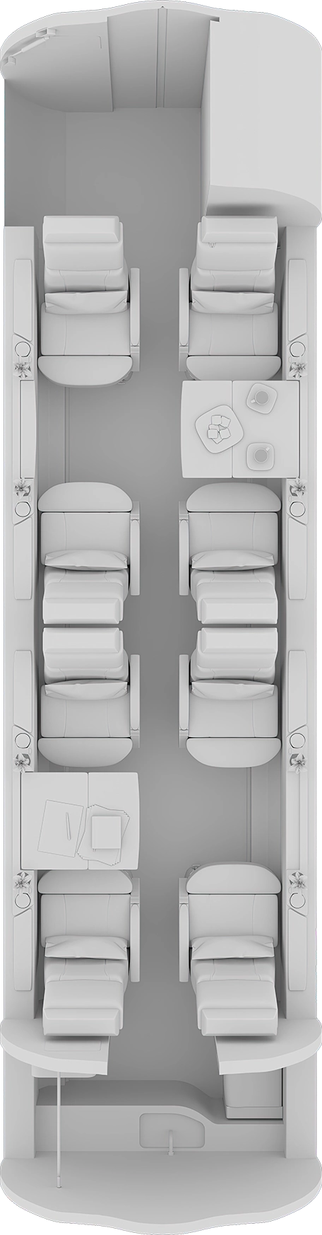 Cessna Citation X Floorplan