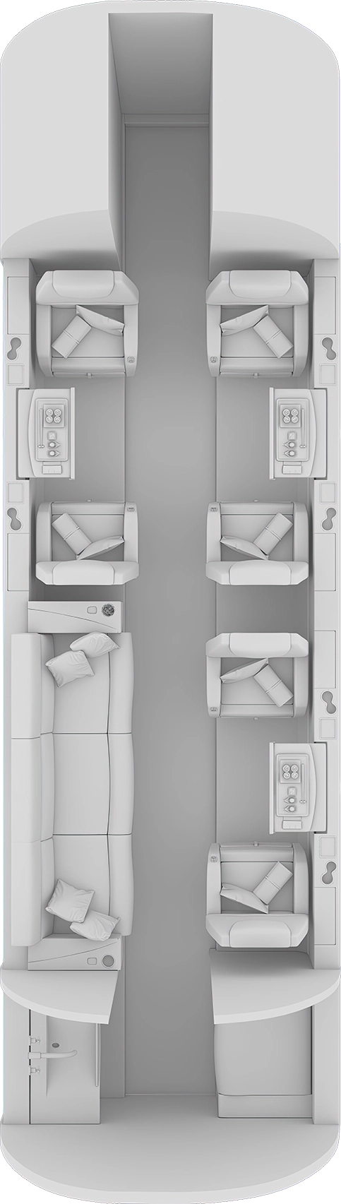 Legacy 500 Floorplan