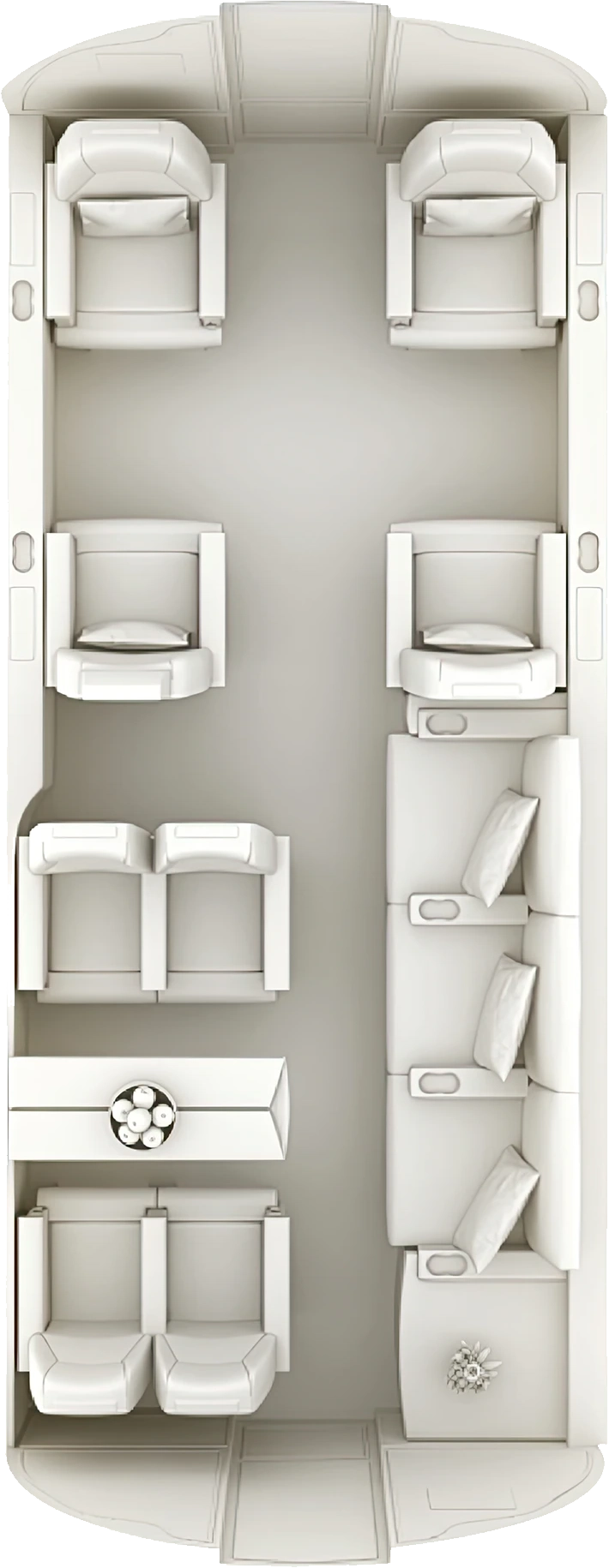 Challenger 601 Floorplan