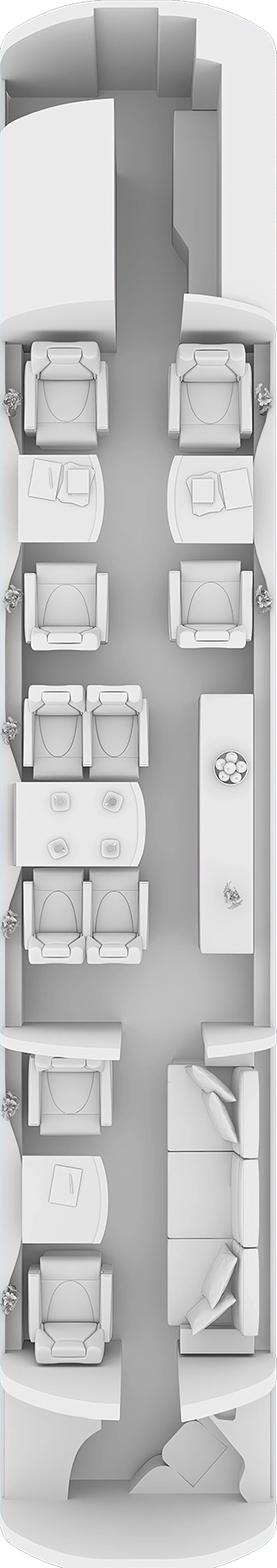 Legacy 650 Floorplan