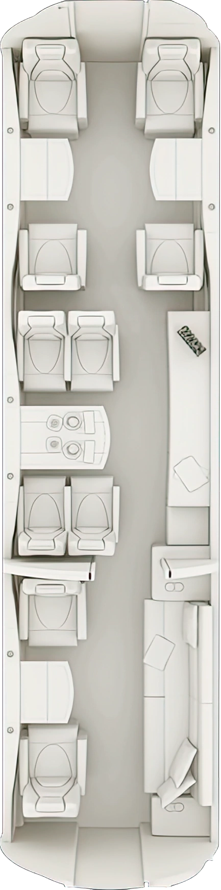 Global 5000 Floorplan