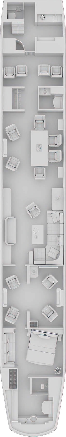 Airbus A319 VIP Floorplan