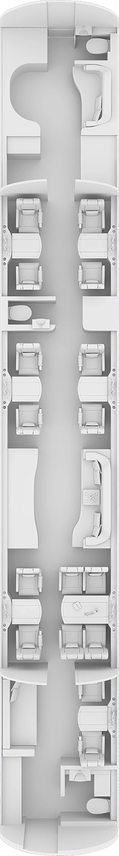 Lineage 1000 Floorplan