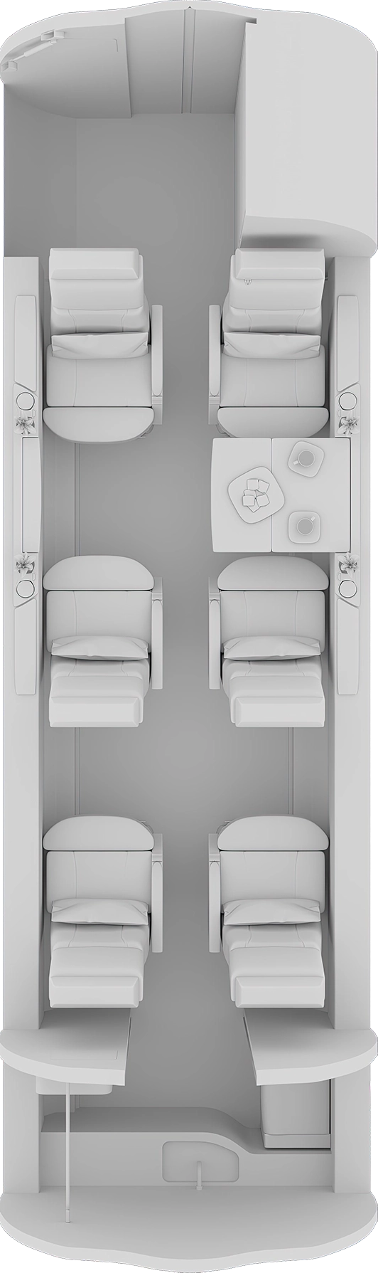 Cessna Citation III Floorplan