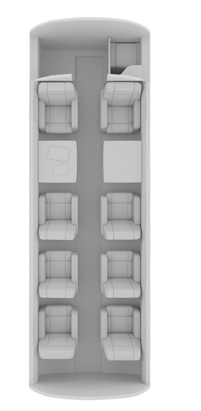 Pilatus PC-12 NGX Floorplan