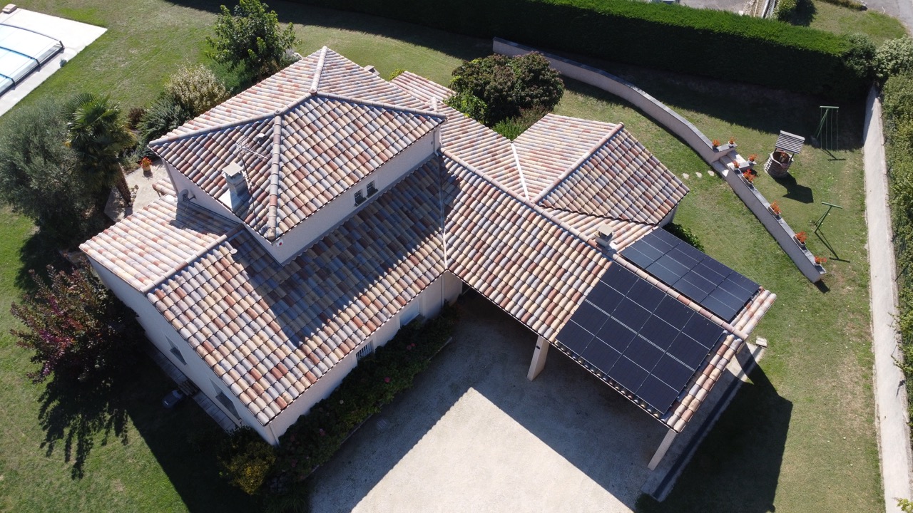 Installation de panneaux solaires en autoconsommation à Ardoix en Ardèche 