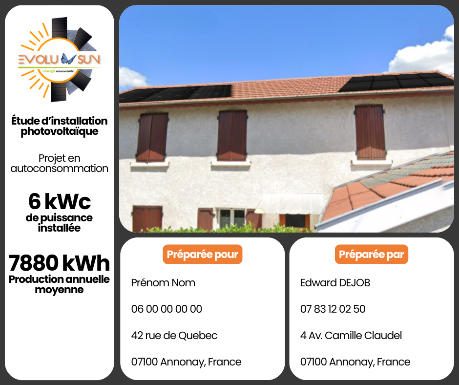 Simulateur photovoltaïque EVOLU-SUN