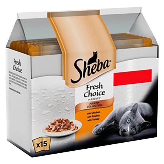 The Kennel Shop Pet Store Sheba Fresh & Fine Pouches