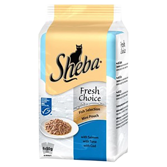 The Kennel Shop Pet Store Sheba Fresh & Fine Pouches