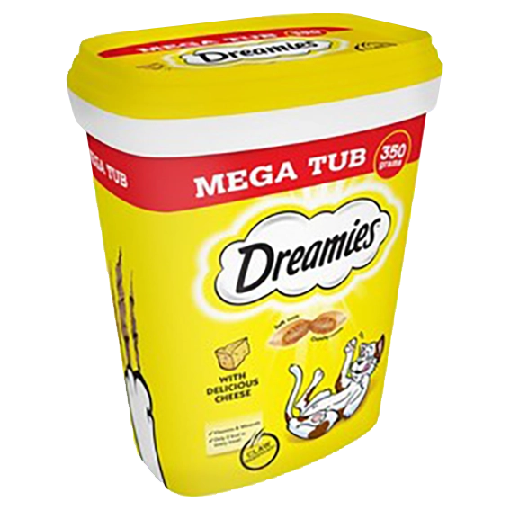 The Kennel Shop Pet Store Dreamies Treats Mega Tub 350g 