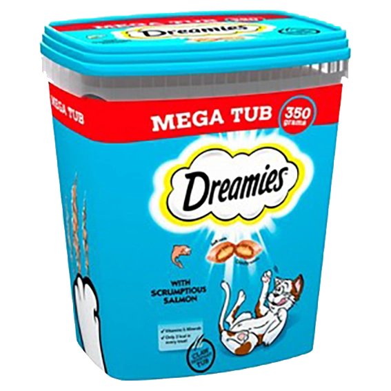 The Kennel Shop Pet Store Dreamies Treats Mega Tub 350g 