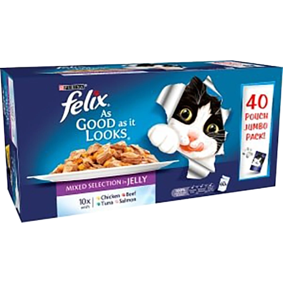 The Kennel Shop pet Store Felix Pouch Selection (40pk)