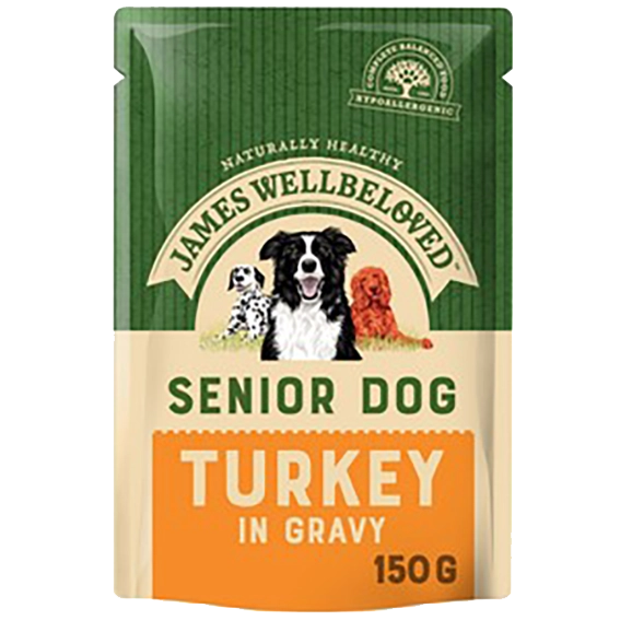 The Kennel Shop Pet Store Wellbeloved Senior Meat Pouch 