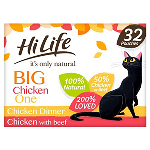 The Kennel Shop Pet Store HiLife Its Only Natural 32 x 70g