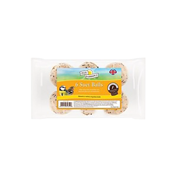 The Kennel Shop Pet Store Harrisons Suet Balls No Nets 6Pk