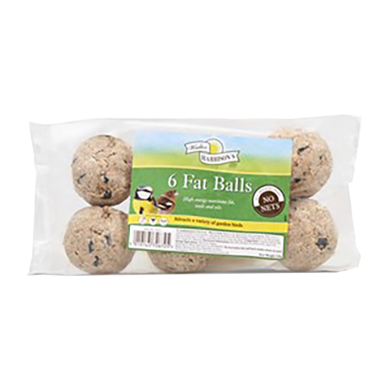 The Kennel Shop Pet Store Harrisons Suet Balls No Nets 6Pk