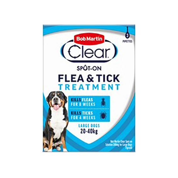 The Kennel Shop Pet Store BM Clear Flea & Tick Pipettes x3