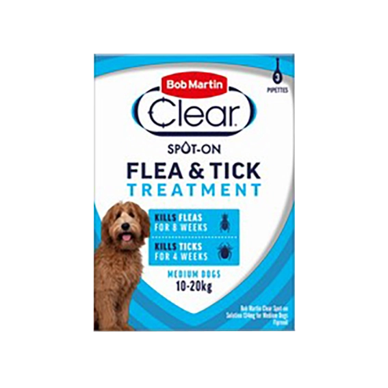 The Kennel Shop Pet Store BM Clear Flea & Tick Pipettes x3