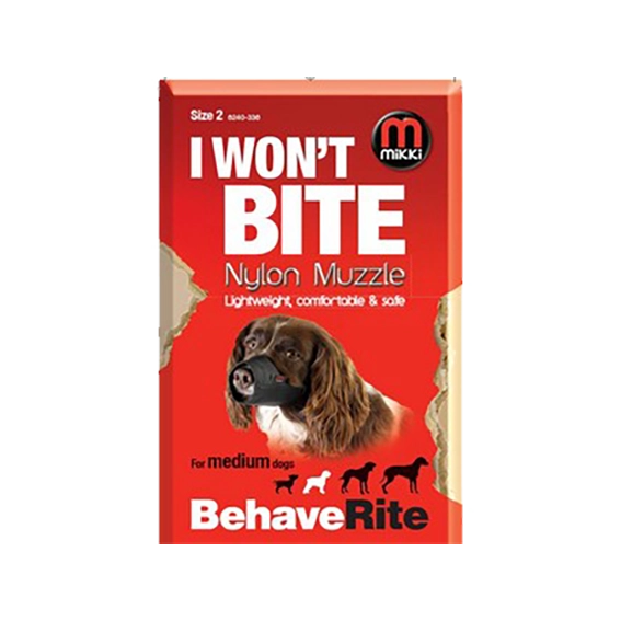 The Kennel Shop Pet Store Mikki Nylon Fabric Muzzle