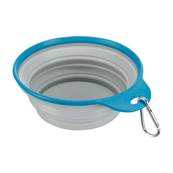 The Kennel Shop Pet Store Trixie Travel Bowl Grey