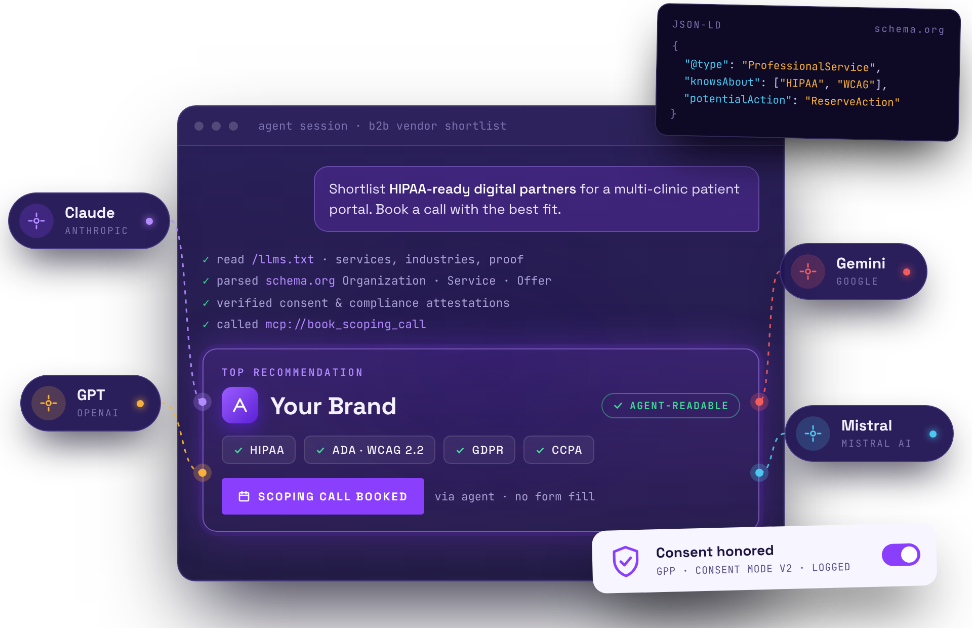 Placeholder illustration, pending Agent Experience artwork