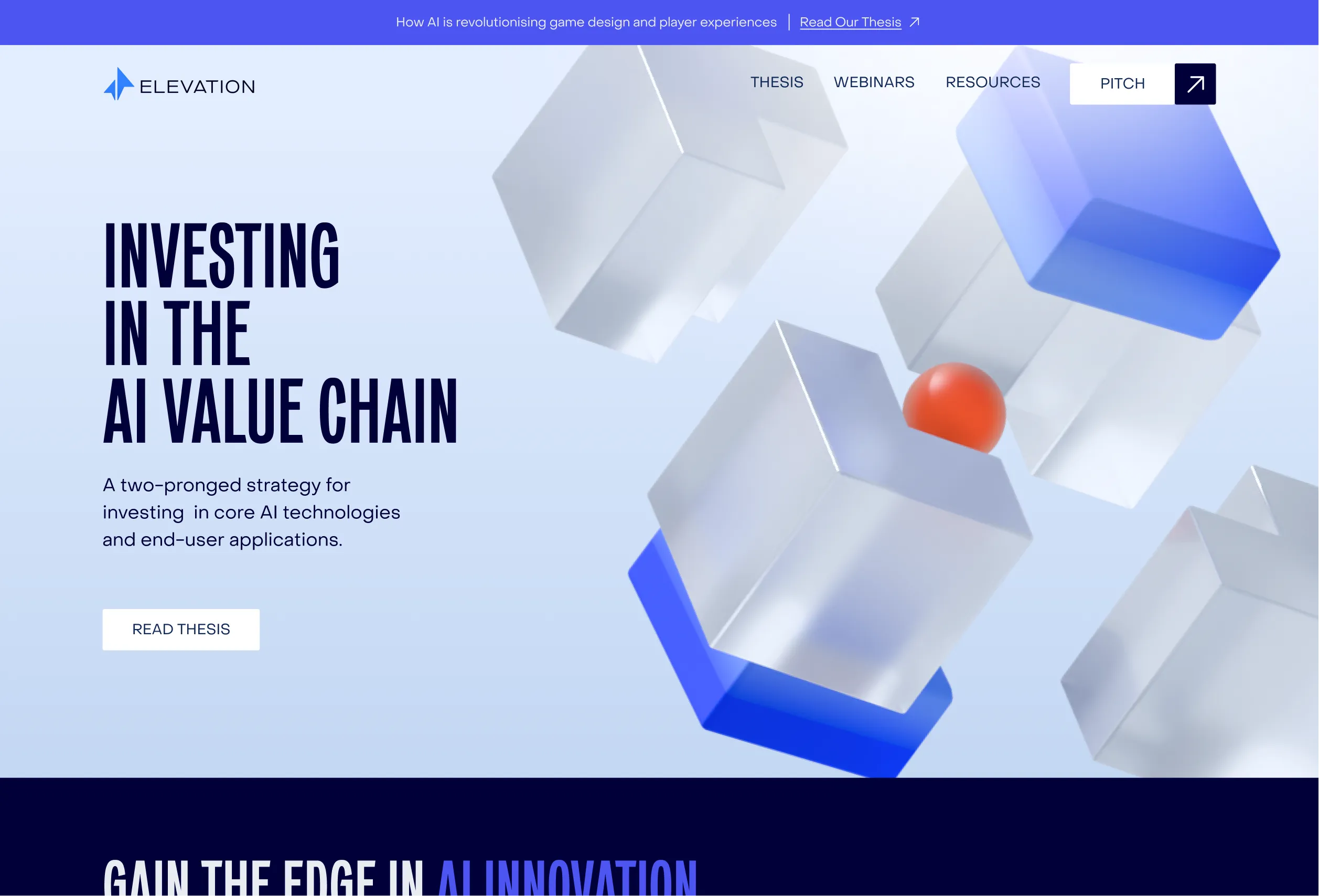 Elevation new website