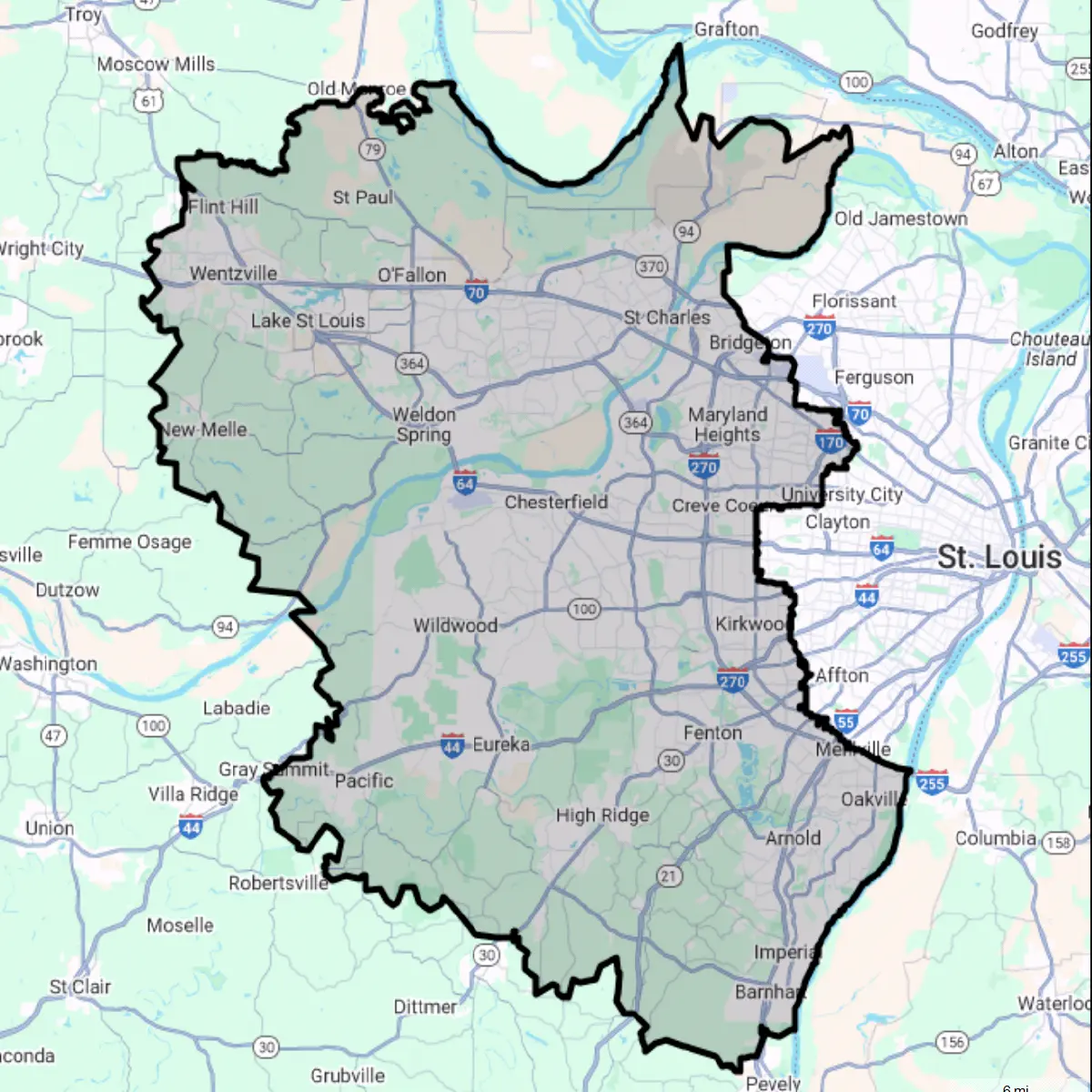 St Louis MO Service Area