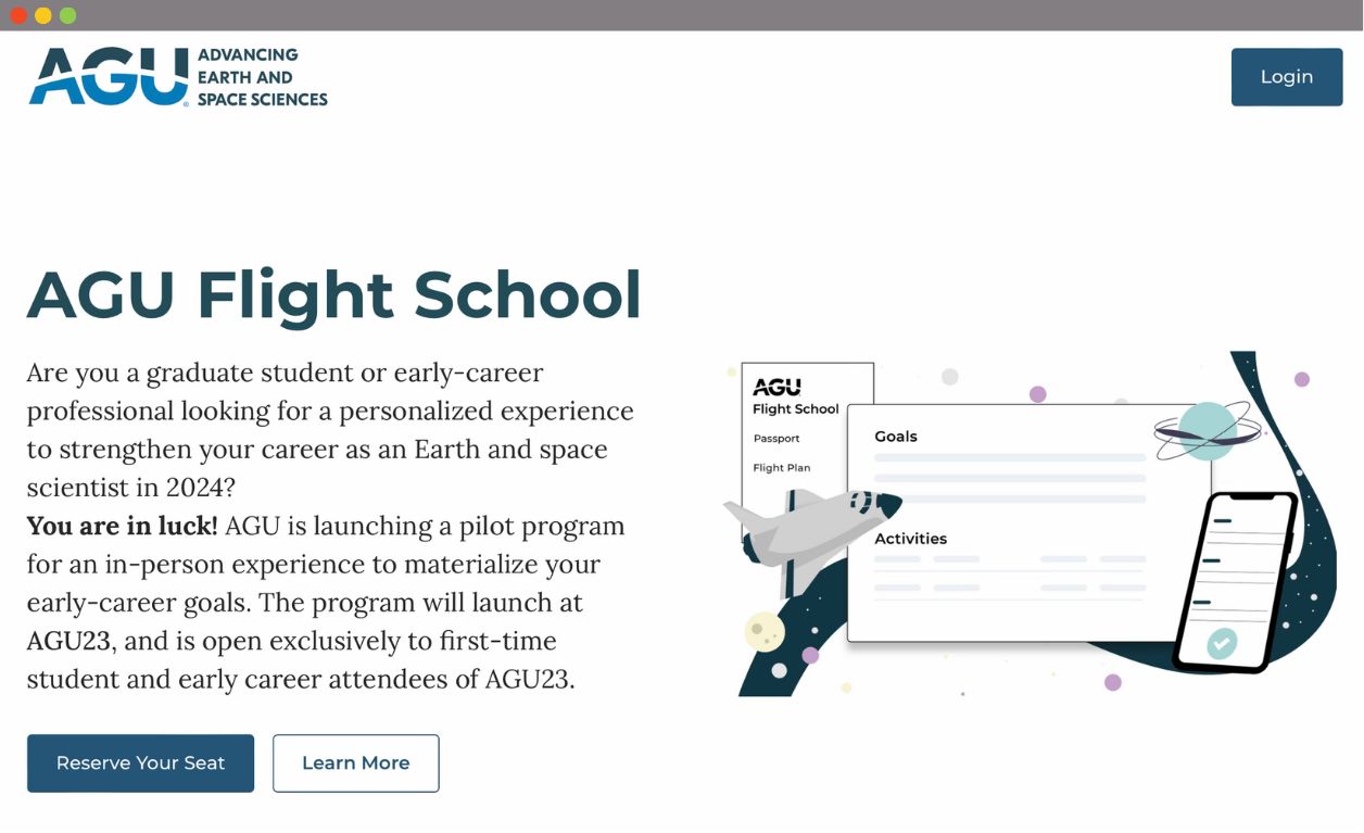 Example app screen or experience mapping artifact